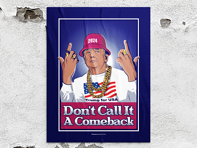 Trump 2024 america donald trump donaldtrump president presidential election rap rapper trump usa