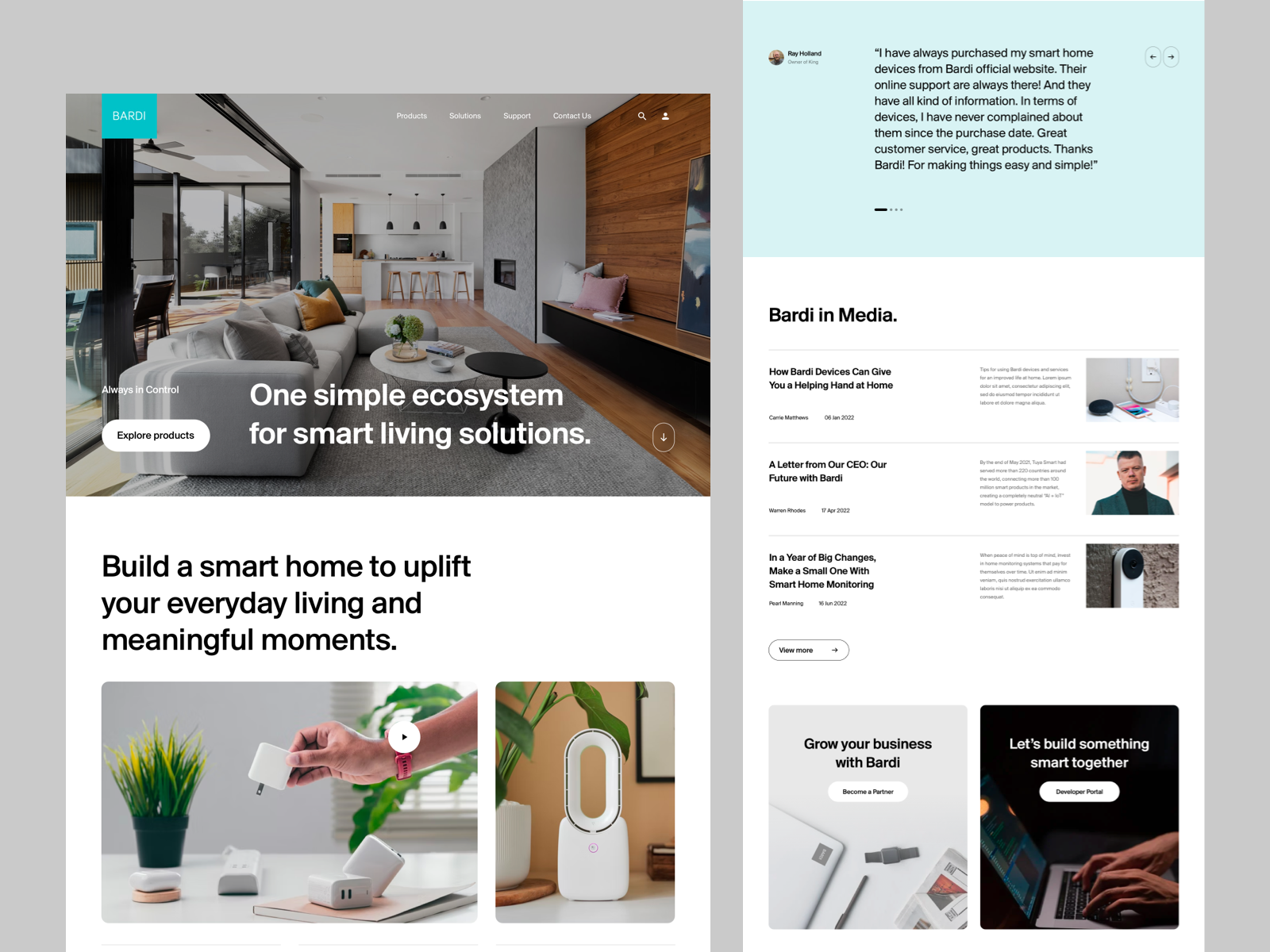 Bardi - Homepage by Kukuh Andik for Sebo on Dribbble