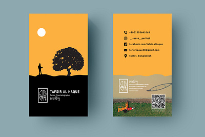 Business card Design for Photography page branding business card graphic design