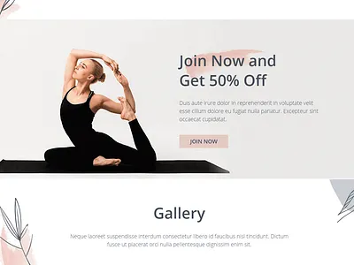 Yoga web design website wordpress design