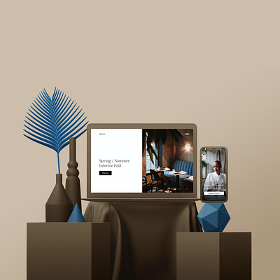 THETA Brand Identity desktop mobile responsive webesign