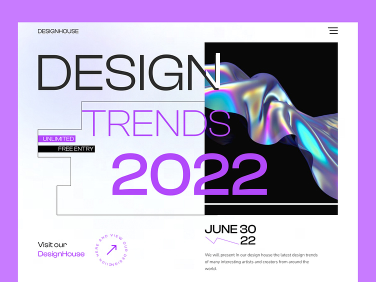 Design Trends 2022 - Website concept by Sifat Hasan on Dribbble