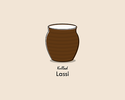 Kullad Lassi Illustration [Throwback] adobe illustrator cup illustration kullhad lassi mug