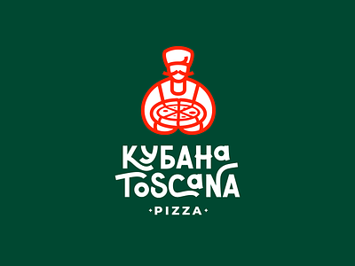 Kubana Toscana branding creative logo design illustration logo logoinspiration logotype pizza pizzeria print restaurant style vector wine