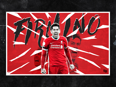 firmino poster design design firmino football gameday liverpool matchday poster premier league soccer social media sports