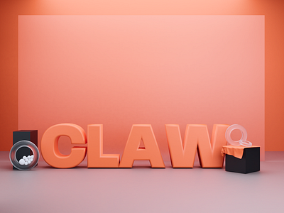 Claw Interactive 3d 3d design app claw claw design claw interactive claw studio clawinteractive design inspiration ios mobile app ui ux wstyle