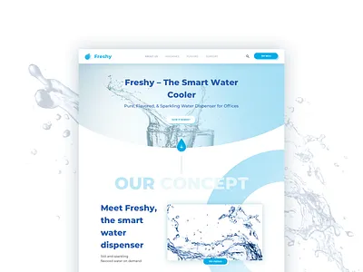 Redesign of Landing Page adaptive branding figma flat landingpage light logo redesign sketch ui web website