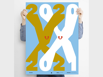 "Hello 2021" 2021 characterdesign digital illustration illustration minimal poster poster art