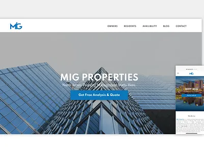 Real Estate Brokerage Web/Mobile Design branding brokerage investing mobile design real estate ui ux web design website