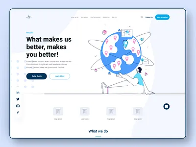 Medical Translation Platform copy daily design desktop dribbble information light medical minimal product services simple translation ui uiux userexperience userinterface ux web website