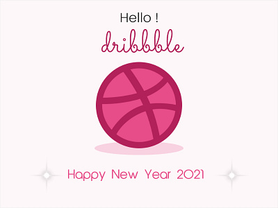 Dribble Happy New Year 2021 dribbble happy new year 2021