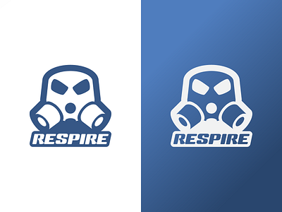 Respire - Logo aftermarket automotive brand identity branding breathing cars design gasmask icon intake logo modification motorsport vector