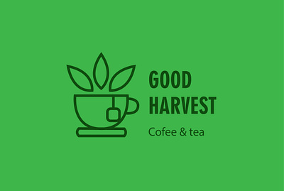 Good Harvest design flat logo minimal