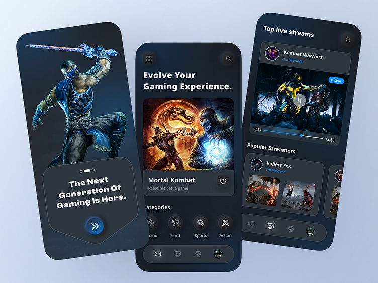 Game Store Mobile App by MQoS UI/UX for MultiQoS on Dribbble