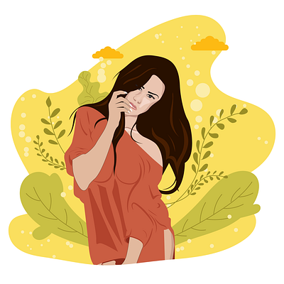 Flat Illustration flat flat design illustration illustration art model