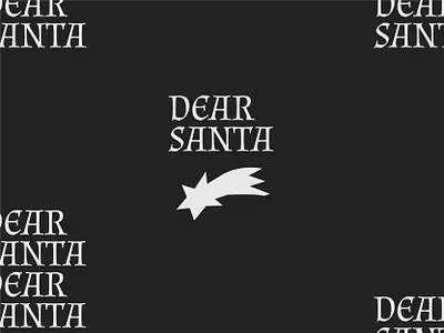 Dear Santa christmas christmas card color dearsanta design designer illustration typography wish xmas