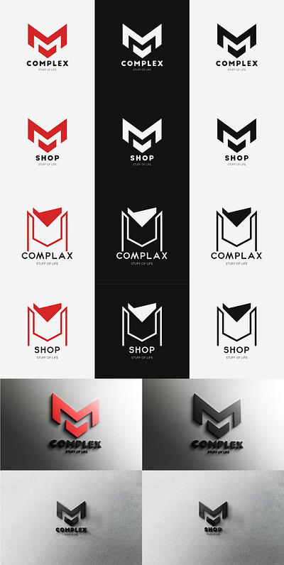 M shop logo m letter logo minimal logo mshape logo shape logo