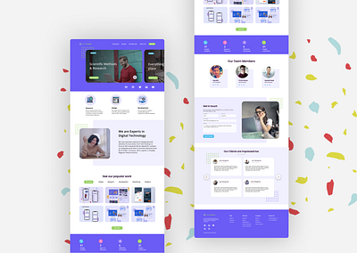 business Solution landing page design inspiration landing page minimal ui uiux ux web design