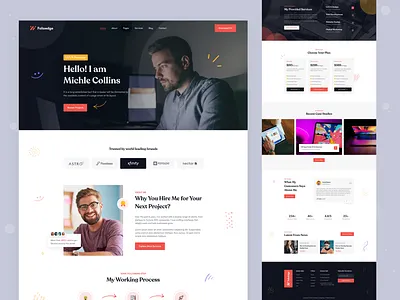 Folioedge | Personal Portfolio Website Landing Page v2 creative devignedge freelancer mhmanik02 personal portfolio portfolio portfolio landing page portfolio site portfolio template portfolio website resume ui ui design uidesign web design webdesign website website template