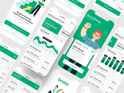 Accounting Mobile App UI Design System accounting dashboard admin app b2b banking booking design system finance fintech interaction mobile product design quickbooks saas ui ui kit ux