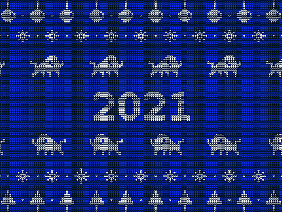 Ornament for 2021 bull design happy new year illustration ornament snow tree vector winner