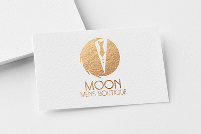 moon boutique branding design illustration logo vector