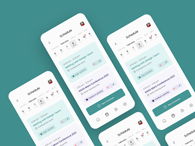 Schedule app UI design app app design app designer app ui design priority schedule schedule app scheduled scheduler schedules ui ui ux ui design ux ux design