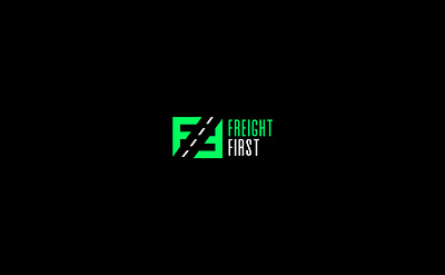 Freight First branding design logo logo design logocore vector