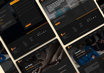 WEBSITE DESIGN dark mode dark theme dark ui ui design uiux webdesign webpage website website design