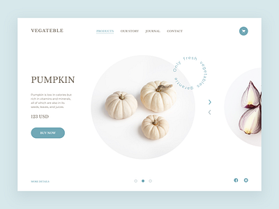 Vegateble blue design ecommerce minimal minimalist online shop shop ui ui design white