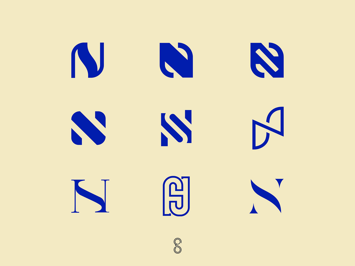 Ns Monogram By Samadara Ginige On Dribbble