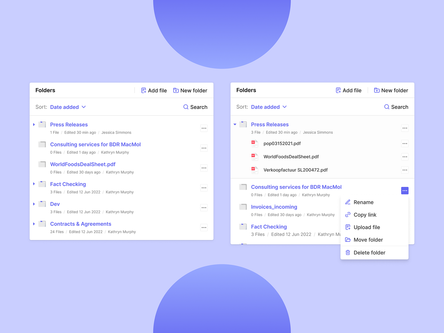 Folders by Eugen Eşanu on Dribbble