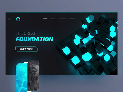 UI Concept - The Great Foundation ui ui design uidesign uidesigner uiux user interface user interface design userexperience userinterface ux uxdesign webdesign websitedesign