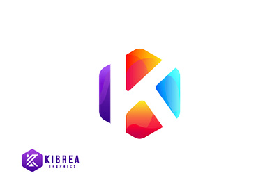 K letter Colorful logo brandlogo business businesslogo colorful flatdesign illustration letter k letter logo logo modern logo team logo