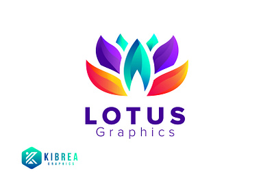 LOTUS Colorful Logo logo logodesign lotus lotus flower lotus logo vector