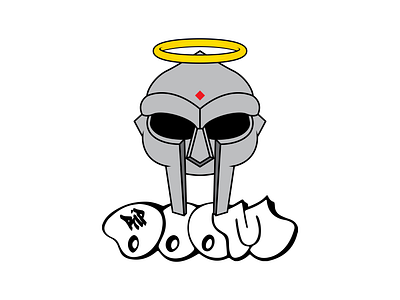 RIP MF DOOM doom hiphop illustraion mf doom mfdoom rap rip vector