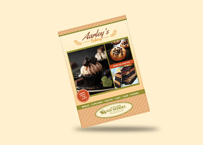 Bakery Menu Flyer Psd Template design illustration psd psd mockup
