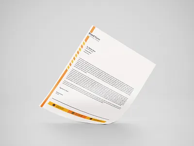Letterhead Template art banner branding branding design branding identity brochure brochure design brochure template design flyers graphicdesign letterhead letterhead design letterhead pad letterhead template lettering lettering art printing