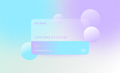 Visa Card Design branding card clean ui design glassmorphism glossy minimal typography ui user interface vector visa