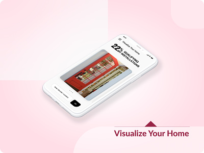 Visualize Your Home app design evoke evoketechnologies flat illustration logo minimal ui ux