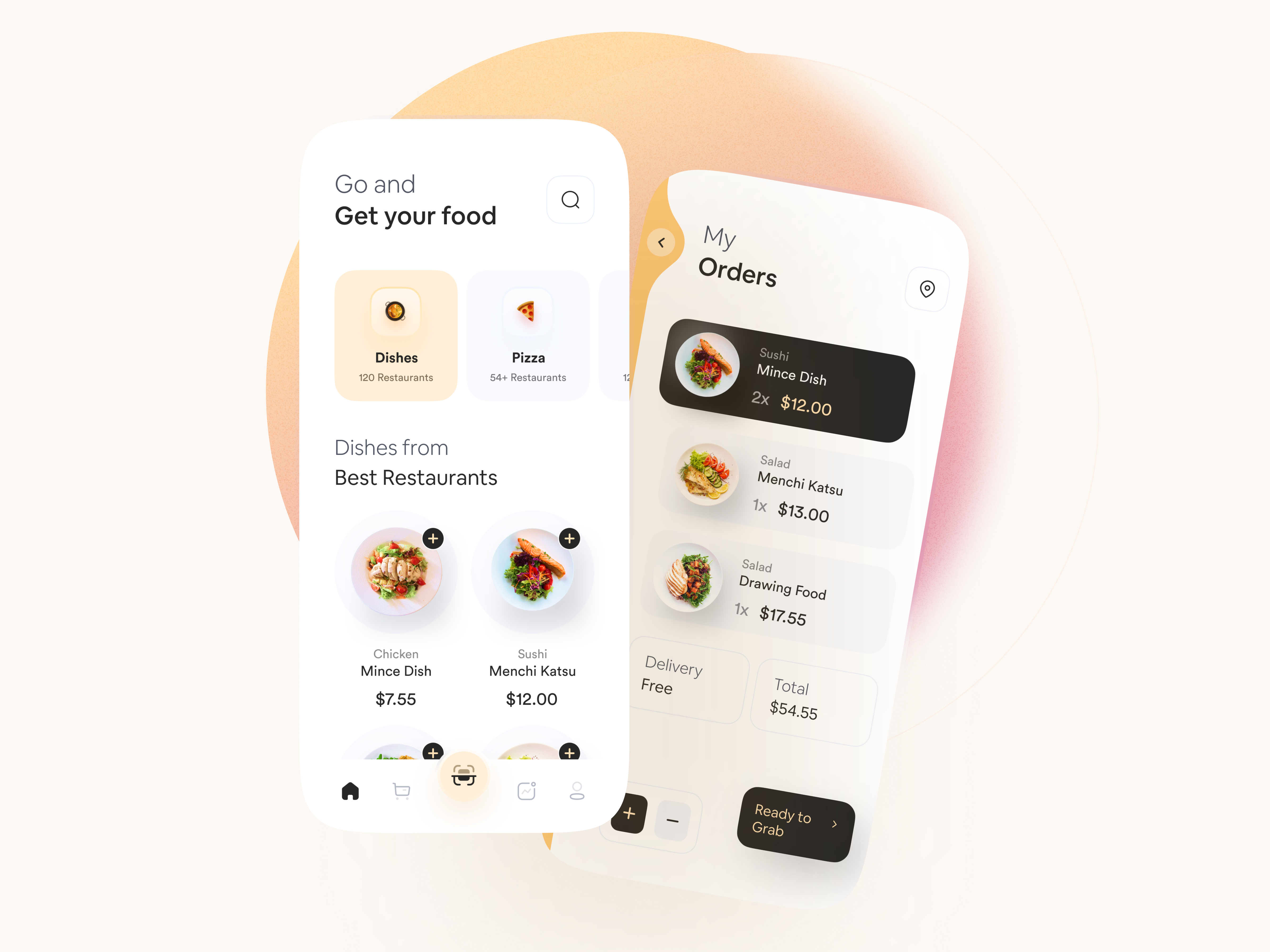 Example of Claw Food - Food Delivery App