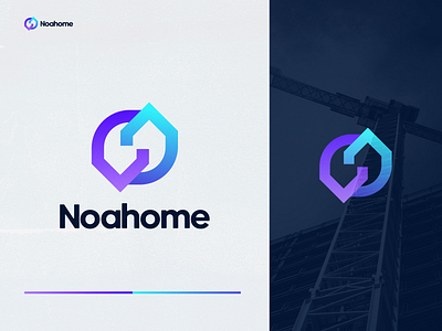 N Home Construction Logo Design Concept brand identity branding business logo company logo construction logo consulting logo design home logo house logo identity landsmark logo logo logo design logo designer logo trends 2023 modern logo n letter logo n logo real estate logo vector