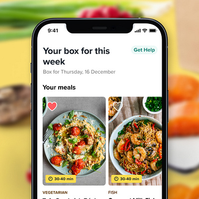 👀 Who's hungry appdesign delivery engagement foodie growth marleyspoon productdesign service ui ux