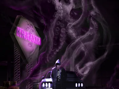 Kraakin Vape Concept poster advertisement graphic design illustration photo manipulation poster product art