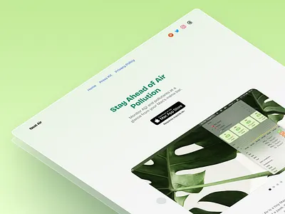 Neat Air – Landing Page app landing landing page landing saas mac mac app macos ui