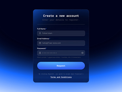 Trading Platform -Create an account animation create account forget password log in minimal onboarding sign up signin signup ui