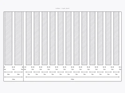 Layout grid ai alignment app artificial intelligence b2b clean columns dashboard data design grid layout minimal modern platform saas skeleton system ui ux