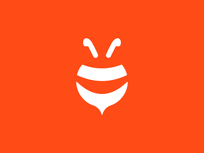 Cheery Bee - A Logo Design Project branding design flat graphic design happy icon logo minimal vector