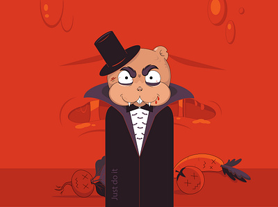 Hamster 2d character character design creative design illustration vector дизайн иллюстрация характер