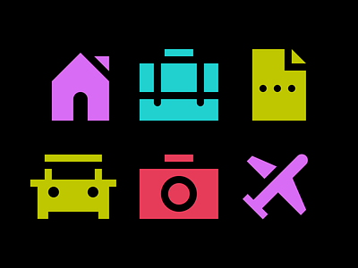 Style testing design grid icon icons pictogram